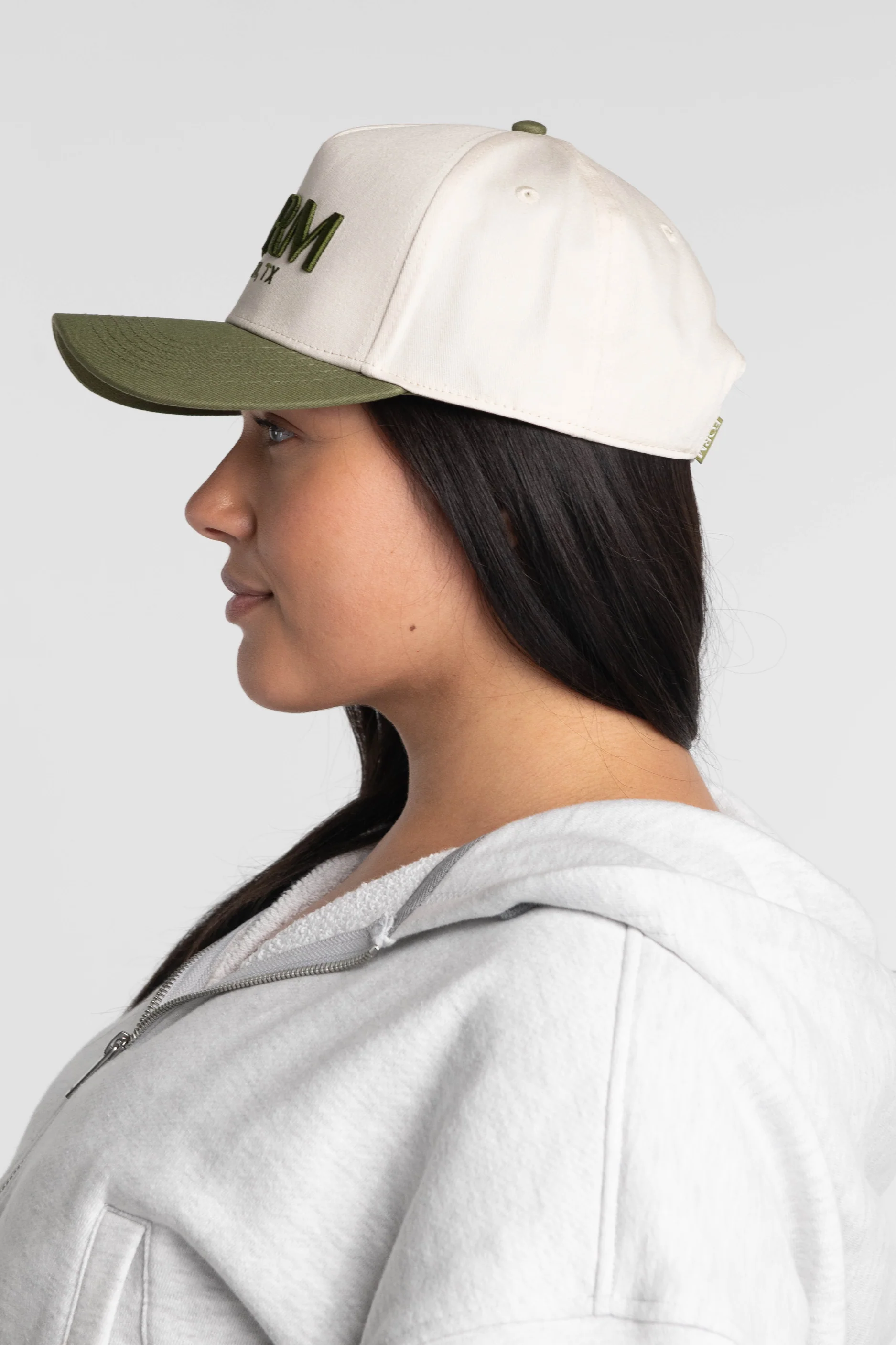 Austin FORM Hat - Green/Cream - Image 3