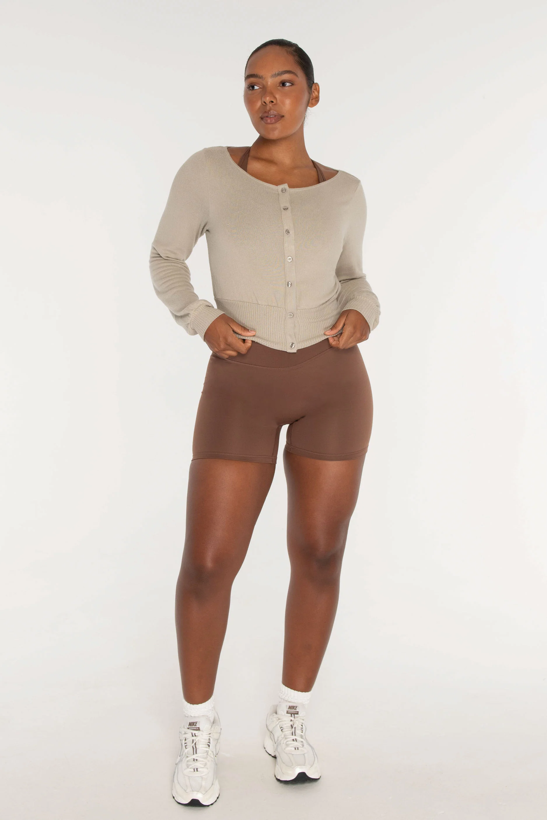 Cardigan Sweater - Oatmeal - Image 3