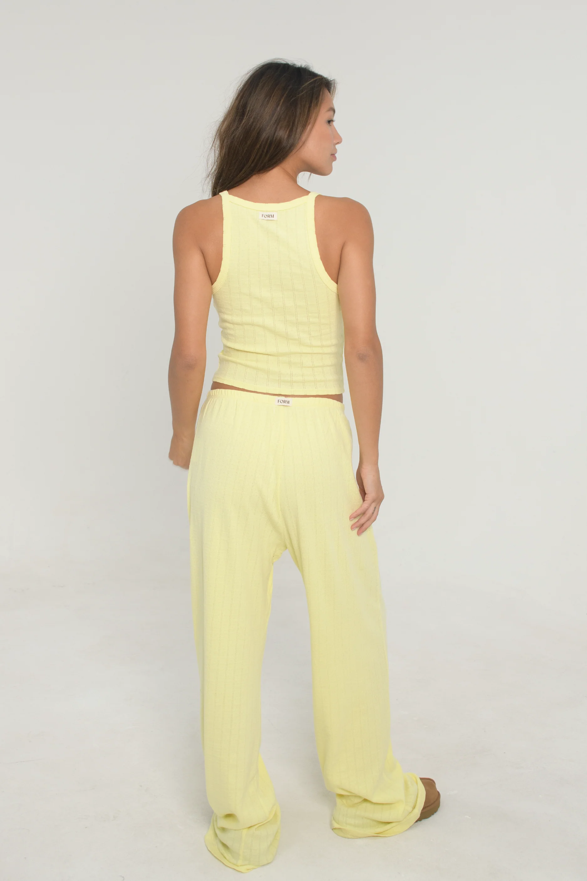 Pointelle Pants - Butter Yellow - Image 2
