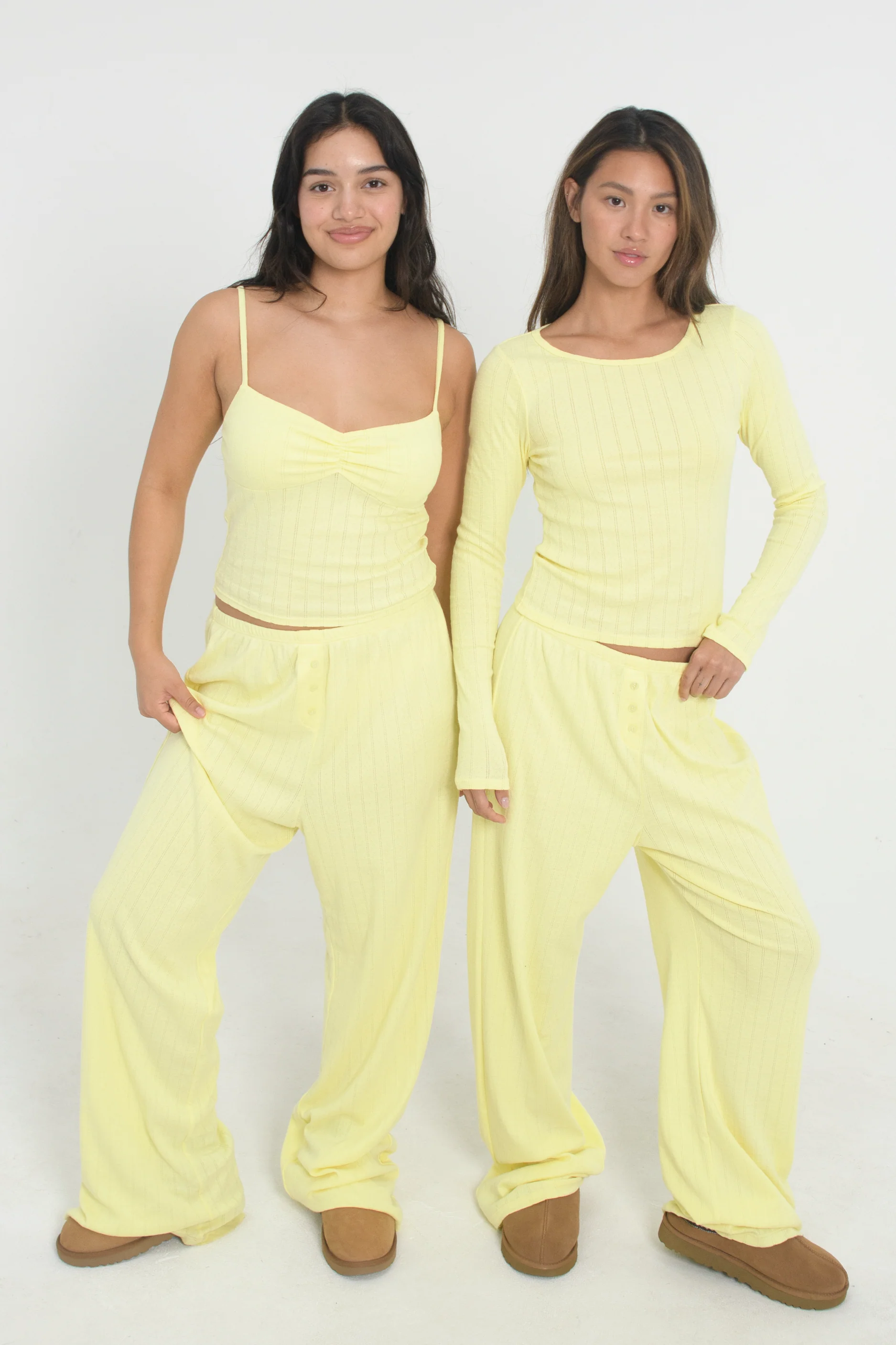 Pointelle Pants - Butter Yellow - Image 3