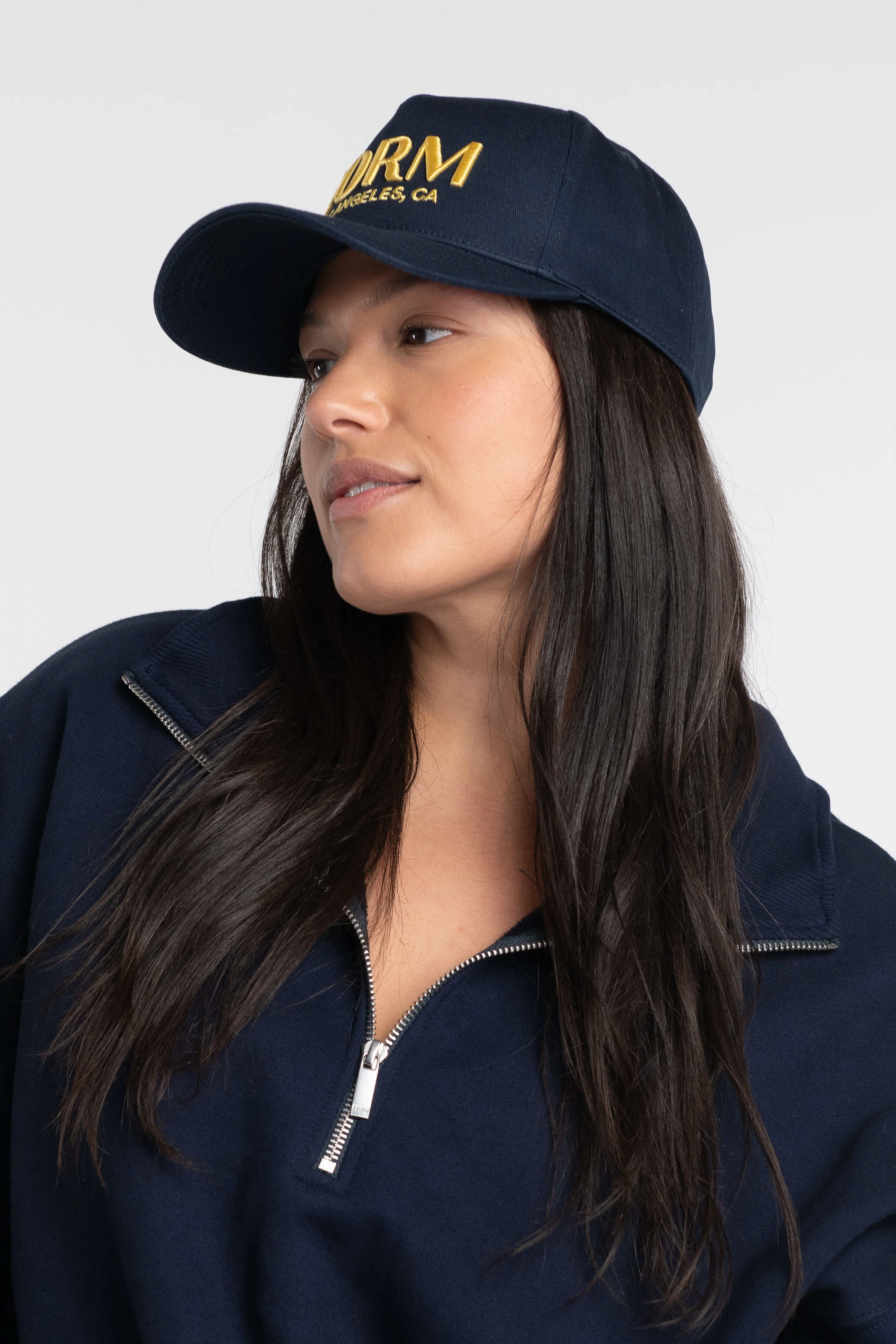 Los Angeles FORM Hat - Navy/Yellow - Image 3