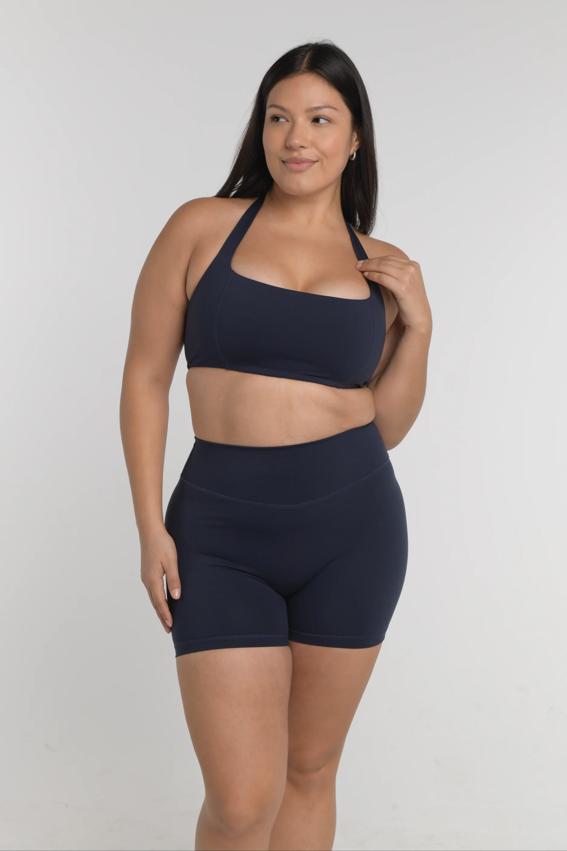 Halter Bra - Navy - Image 4