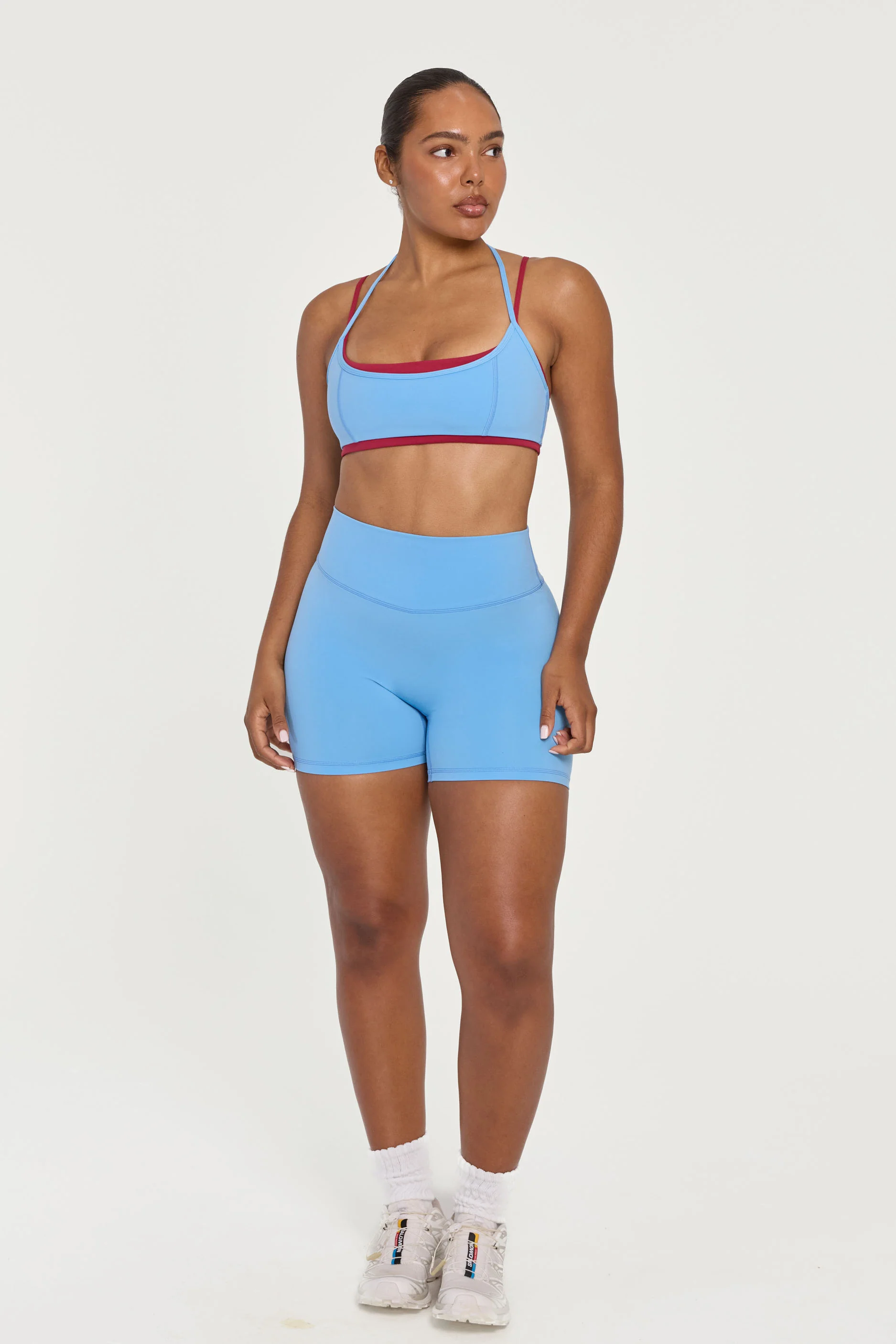 Halter Layered Bra - Baby/Berry - Image 4