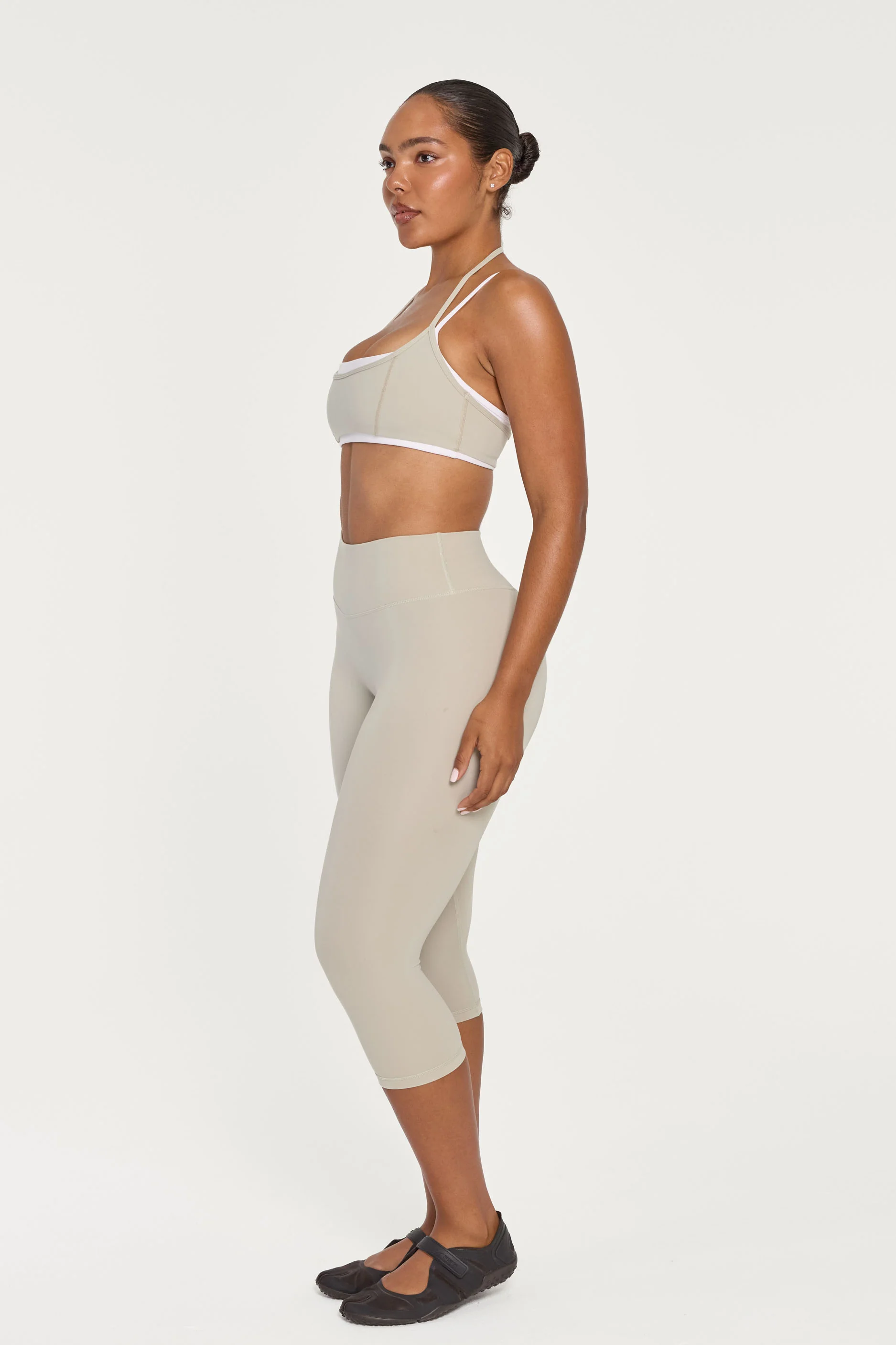Halter Layered Bra - Cottage/White - Image 4