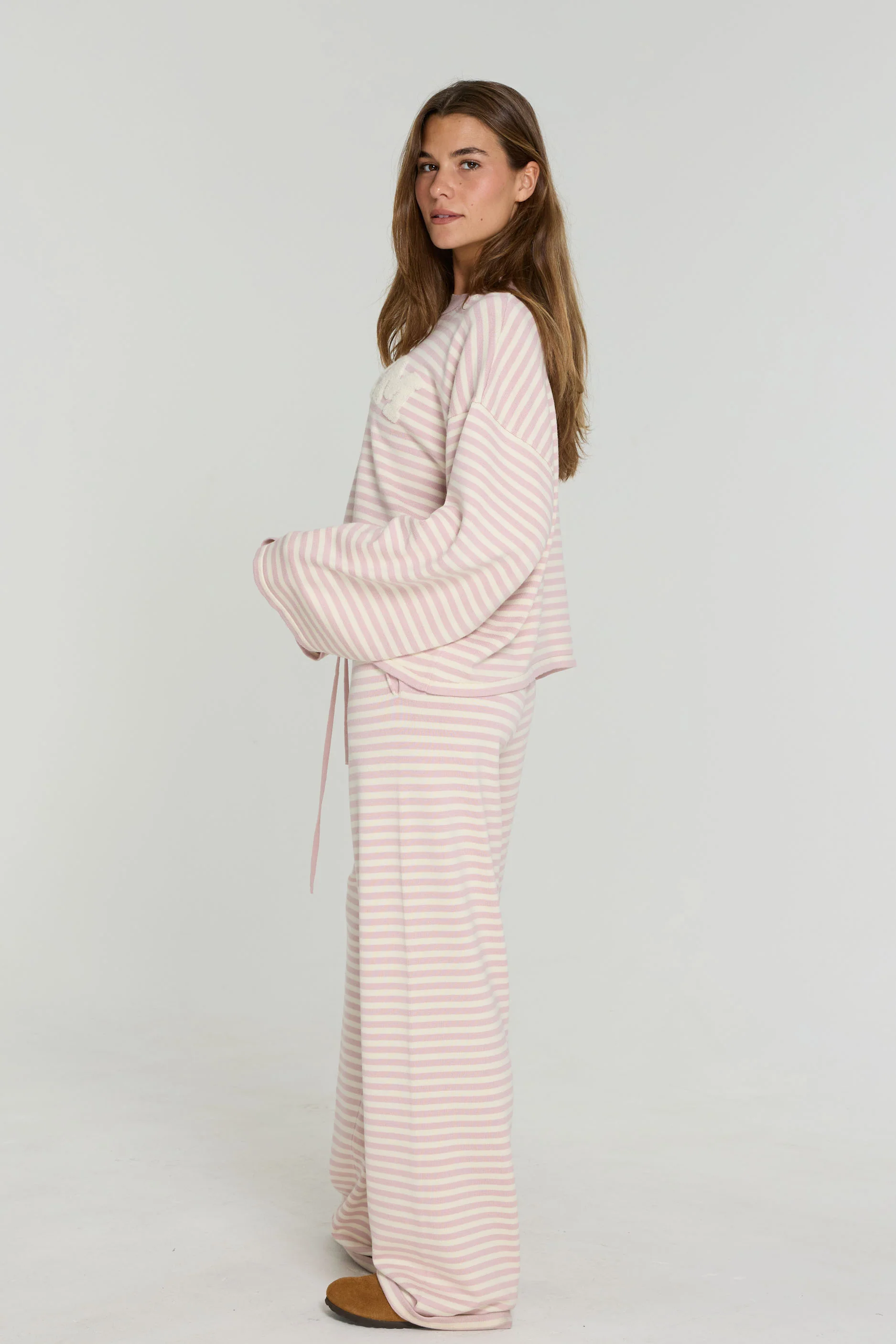 Knit Drawstring Pants - Valentine - Image 2