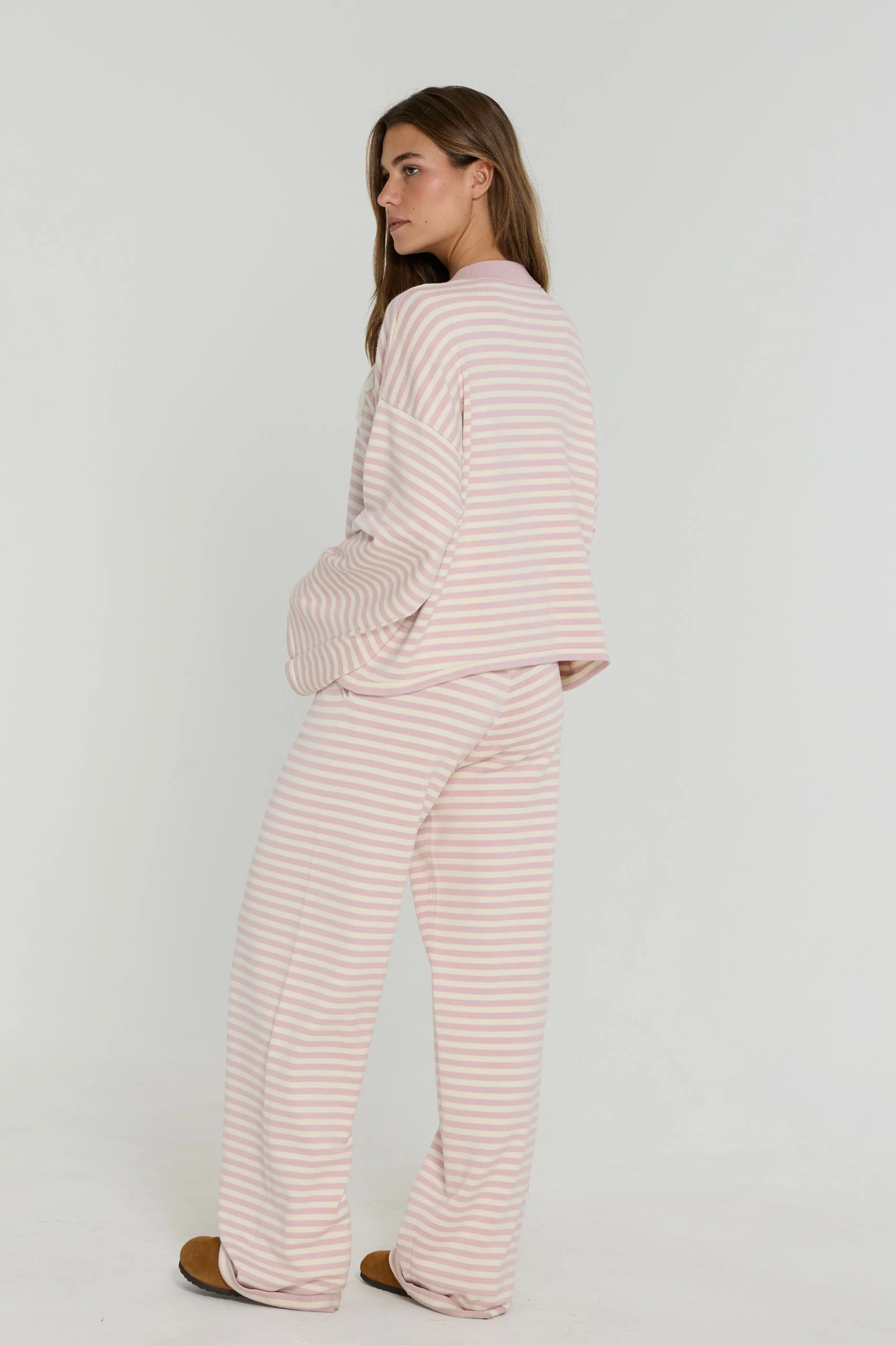 Knit Drawstring Pants - Valentine - Image 3
