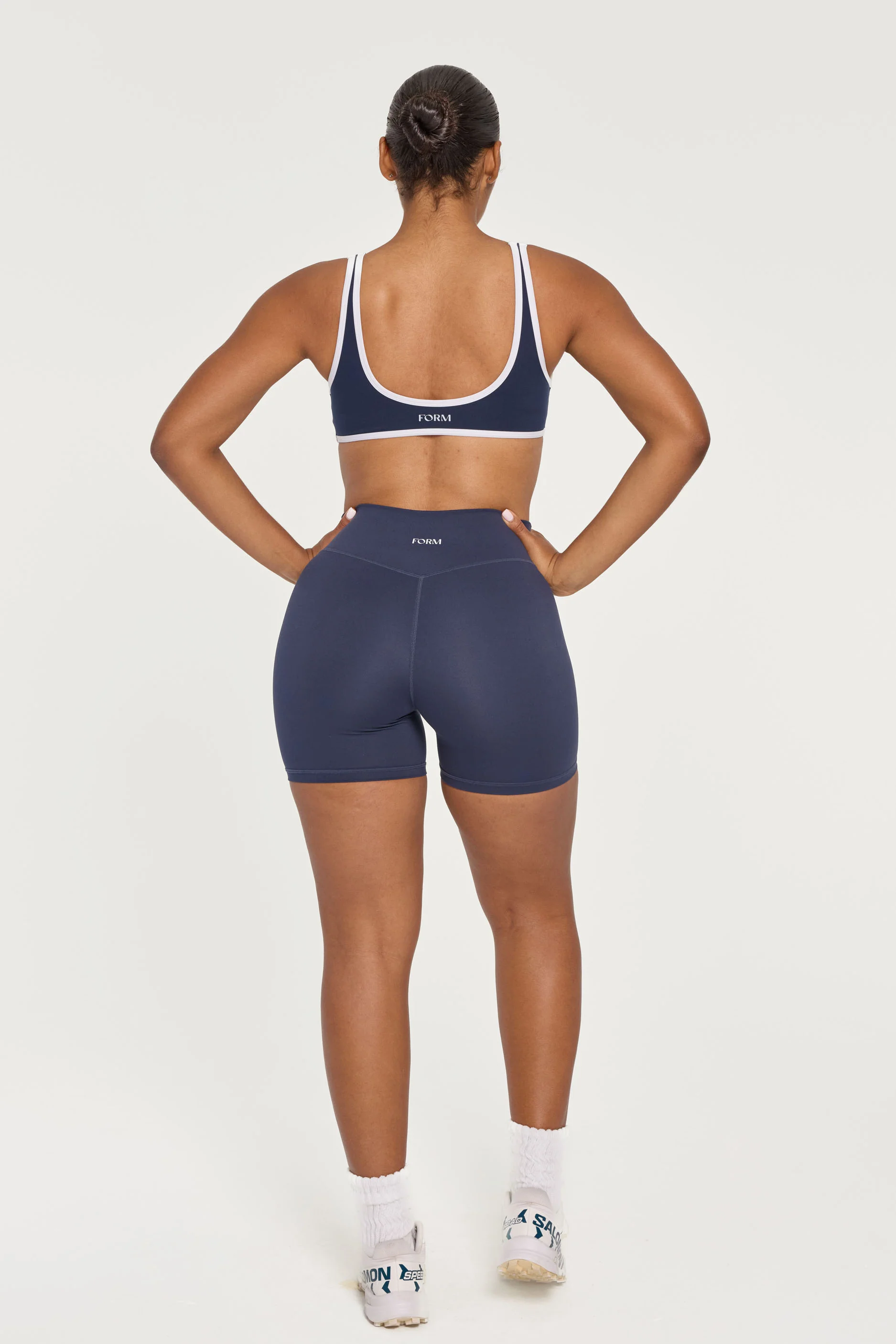 Knot Bra - Navy/White - Image 3