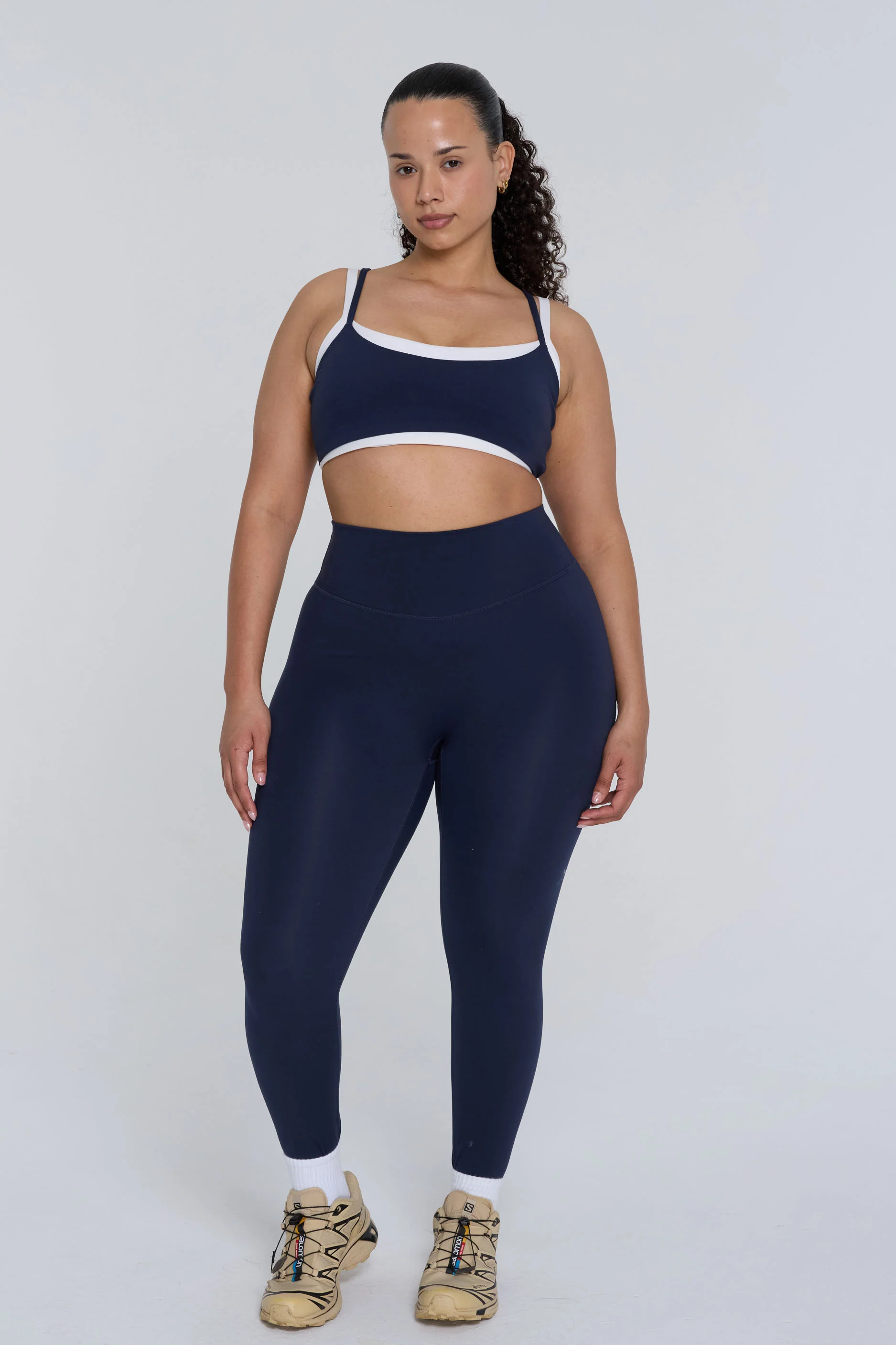 Layered Bra - Navy - Image 5