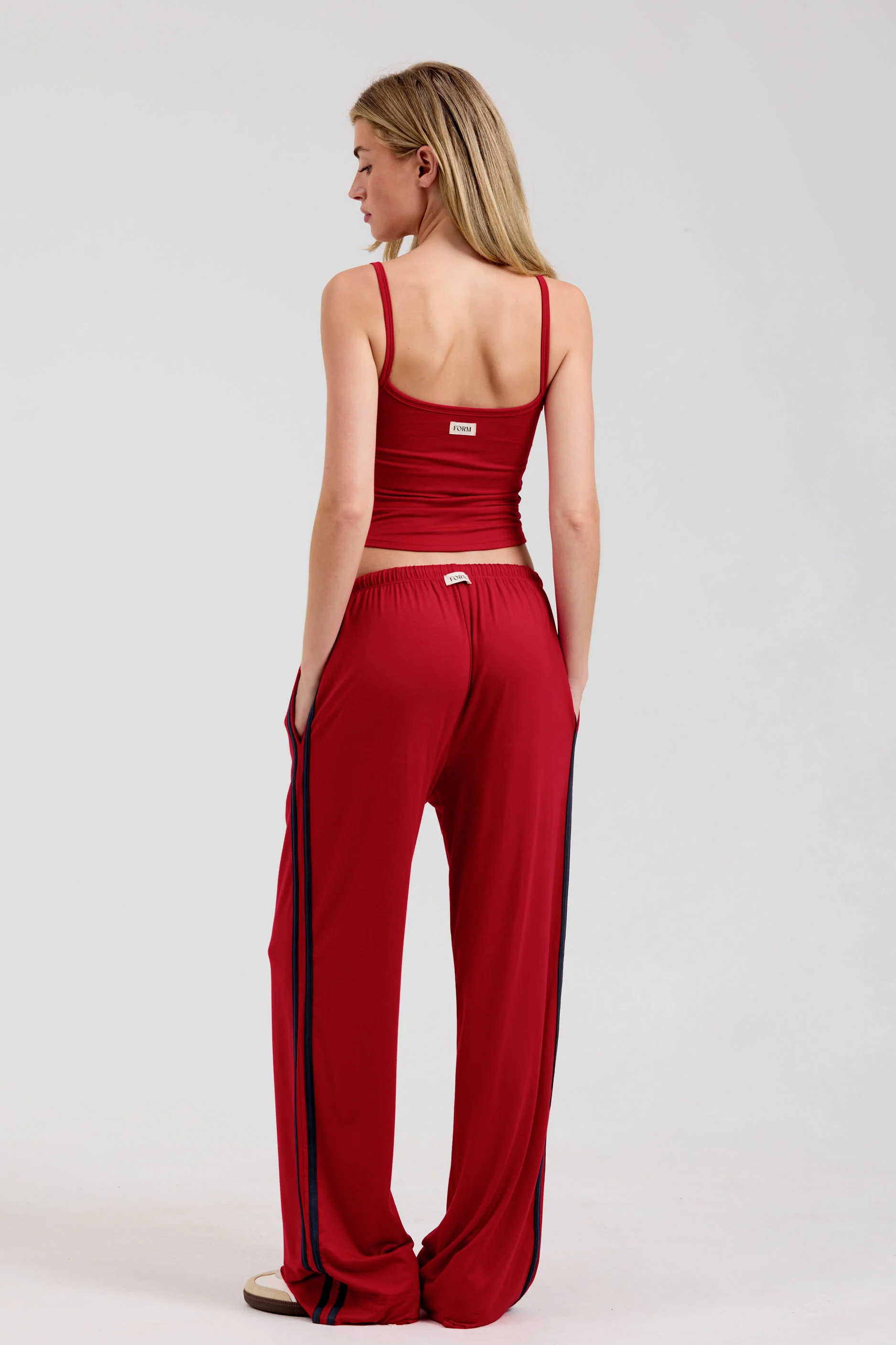 Lounge Cami - Cherry/Navy - Image 3
