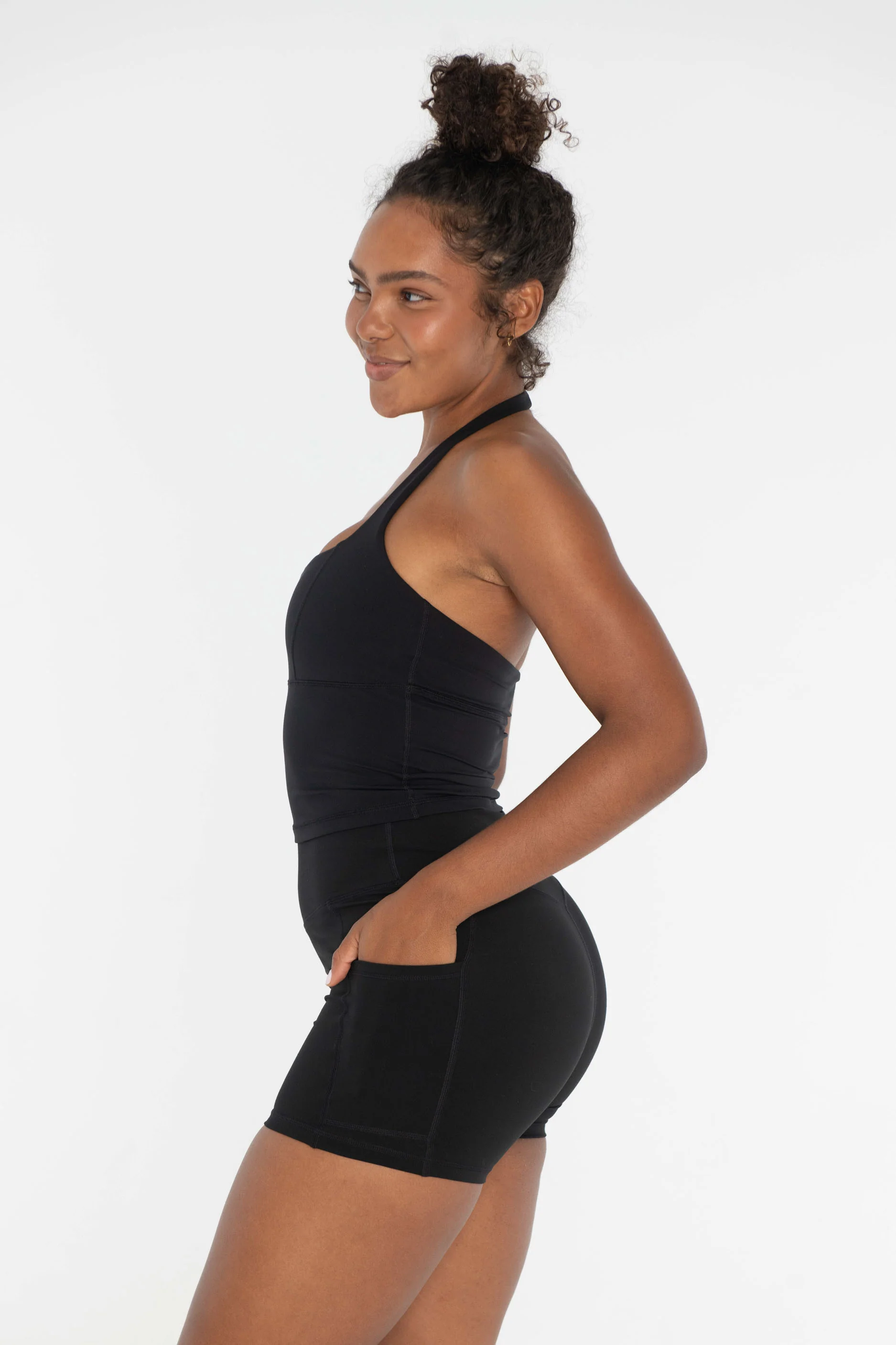 Pocket Shorts - Black - Image 3