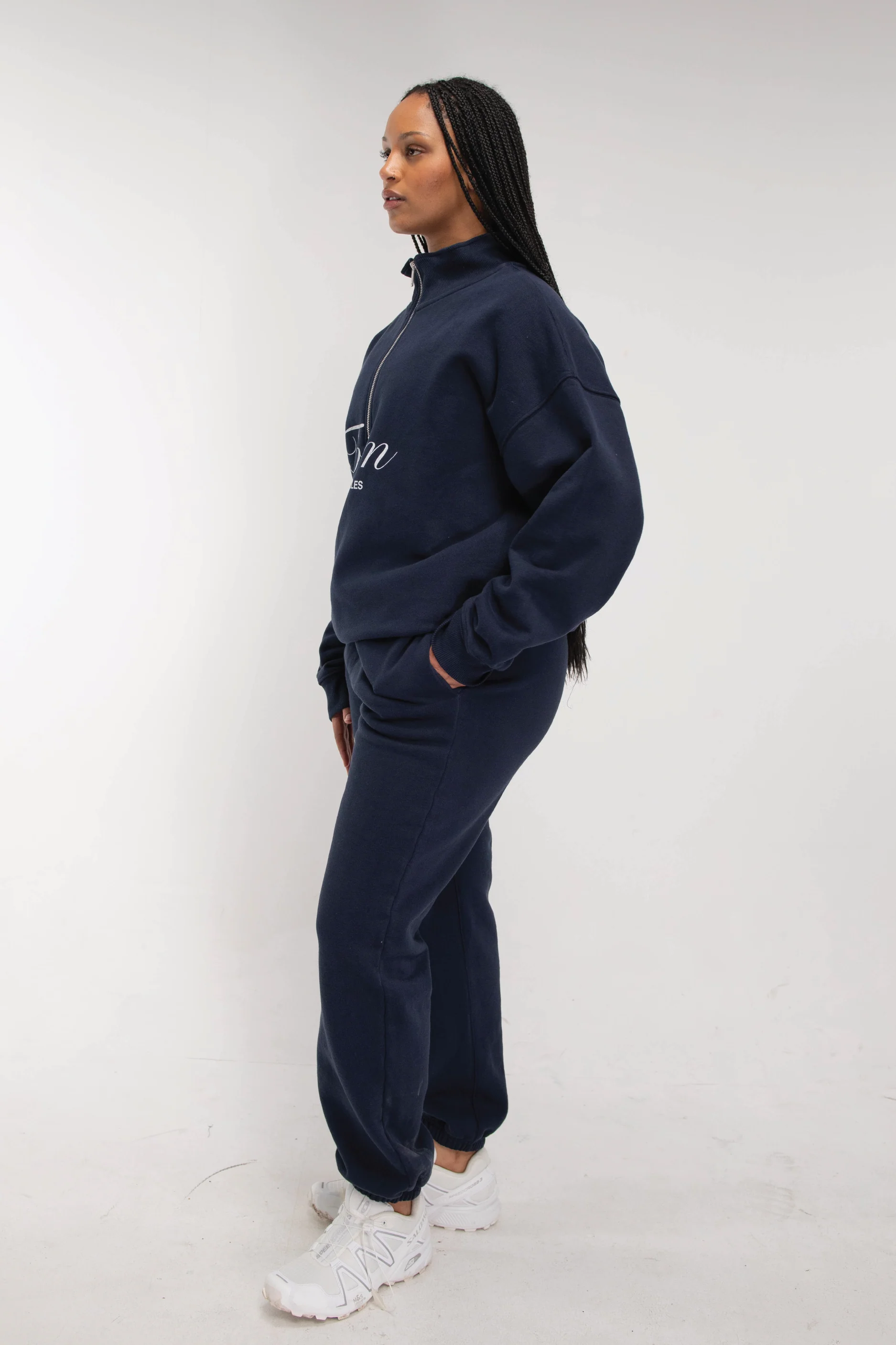 Quarter Zip - Navy - Image 3