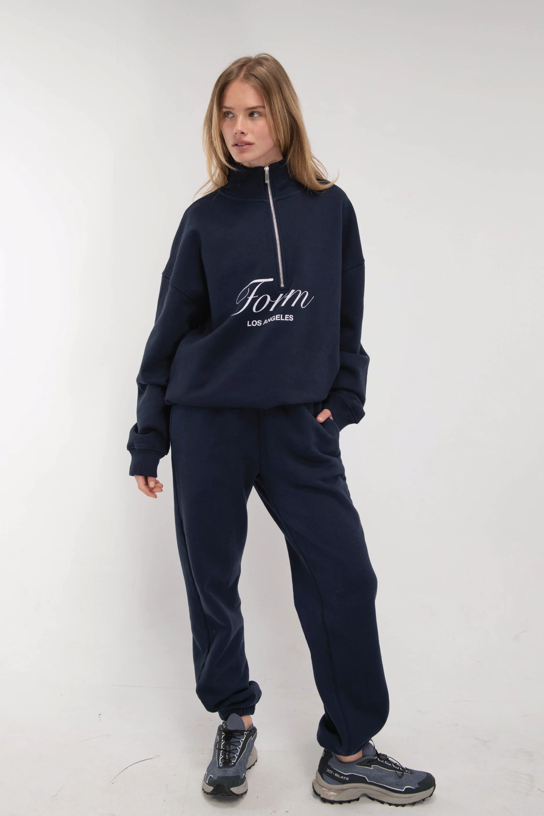 Quarter Zip - Navy - Image 5
