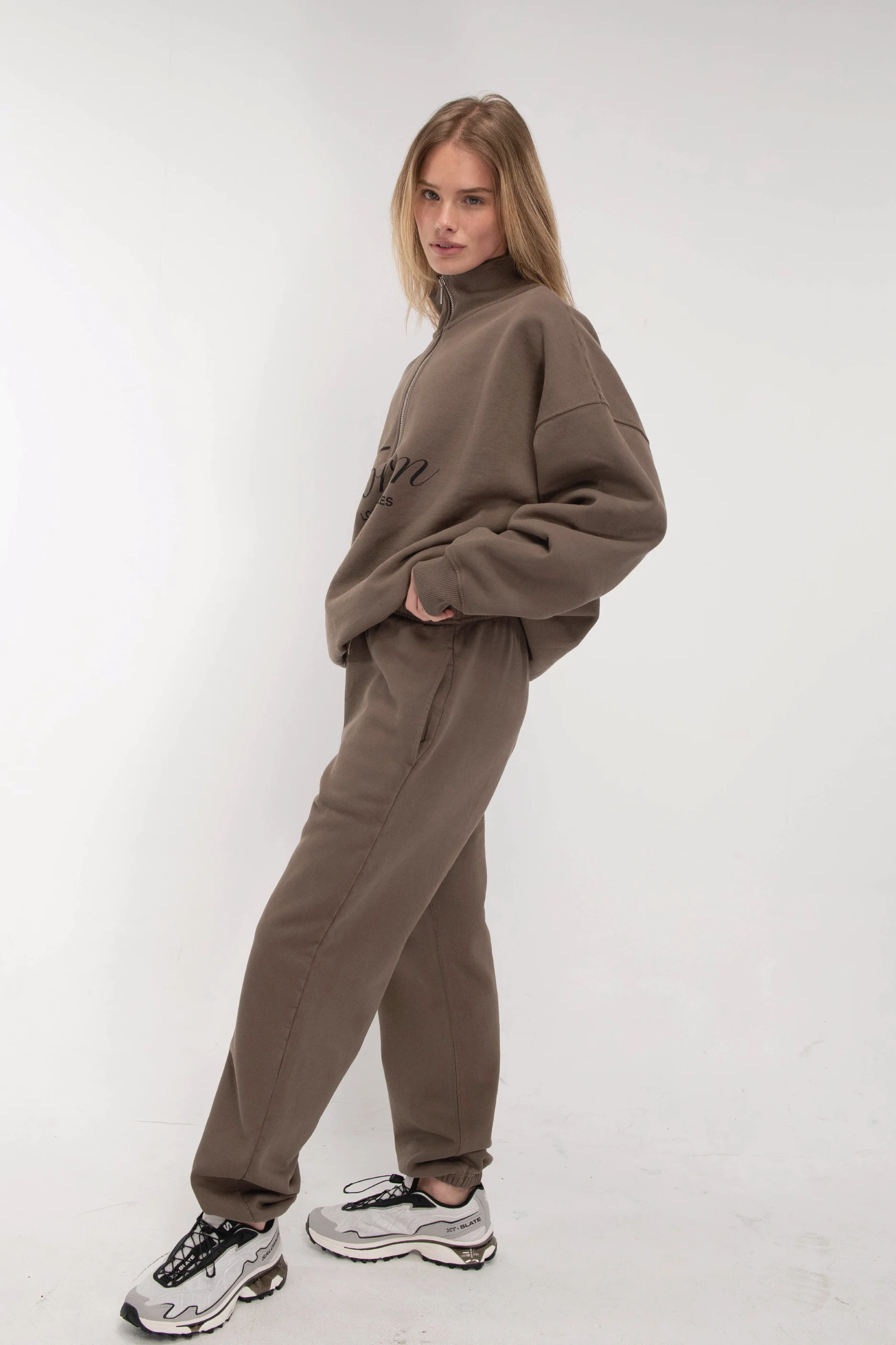 Quarter Zip - Walnut - Image 3