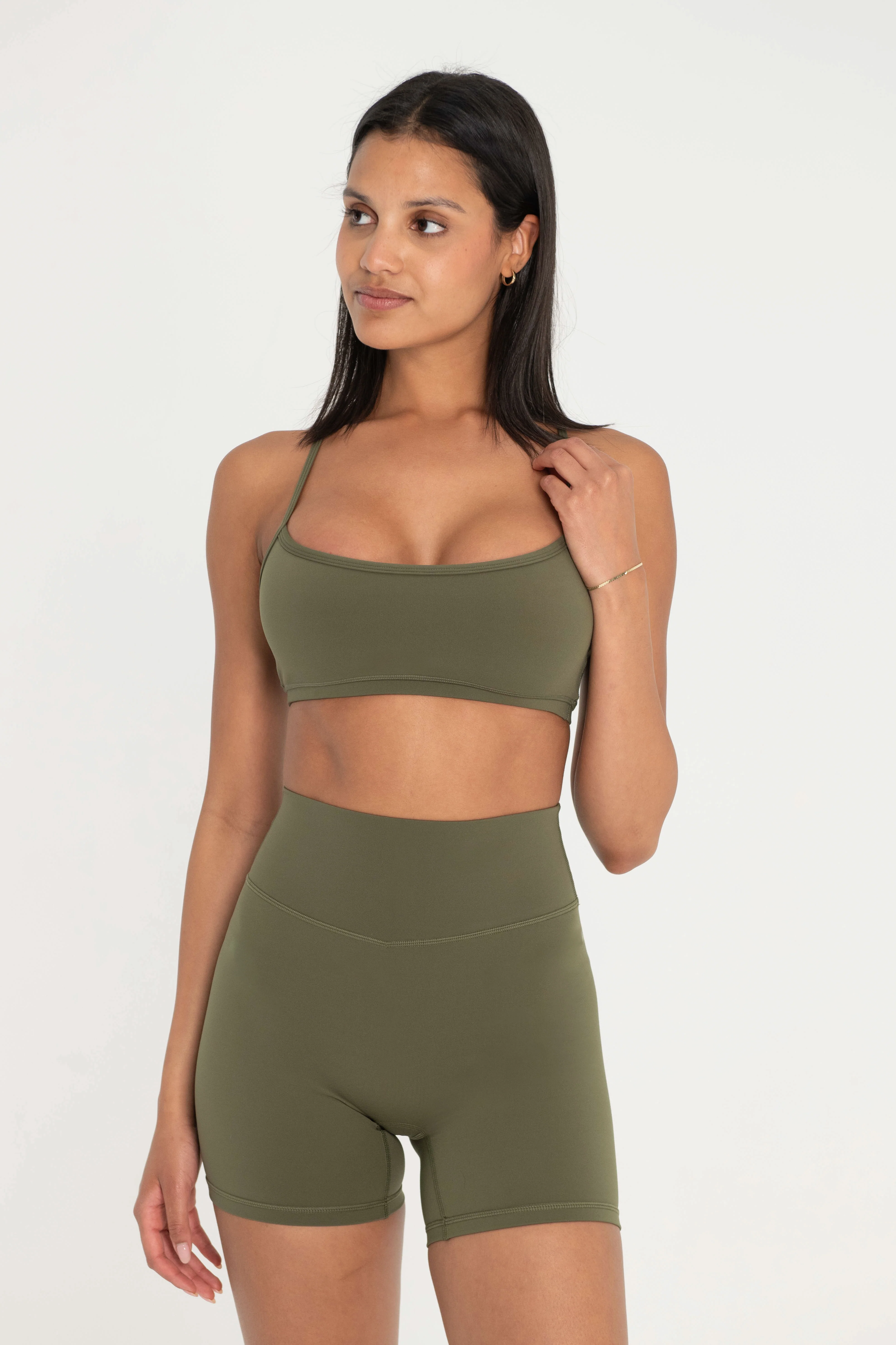 Y Bra - Olive