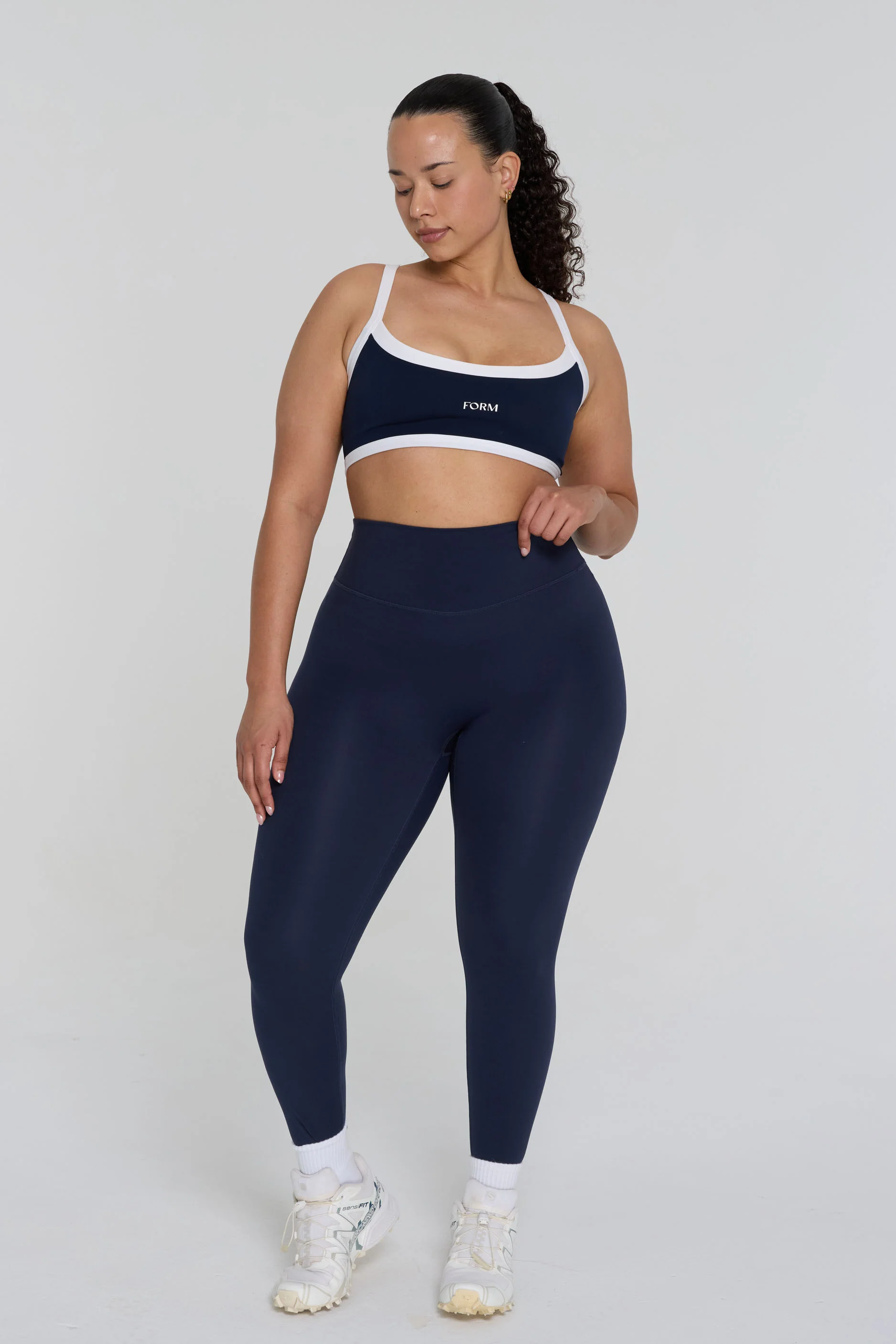 Reversible Impact Bra - Black/Navy - Image 7