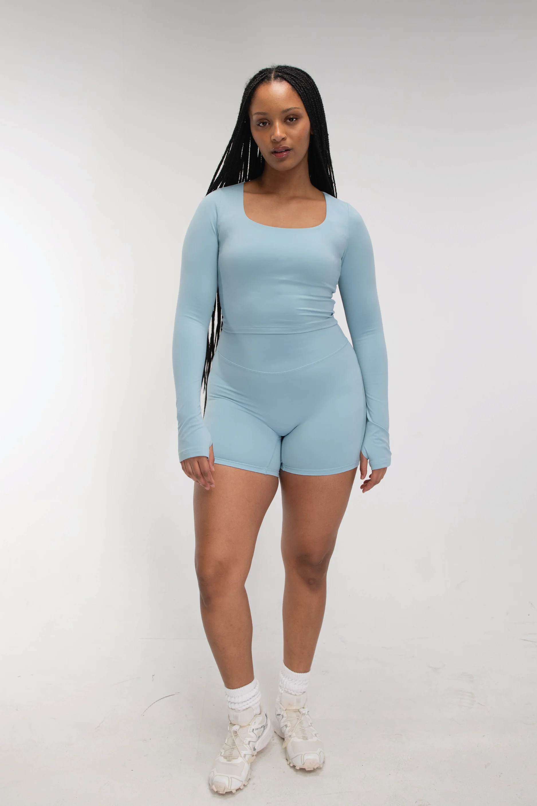 Square Long Sleeve - Sky - Image 5