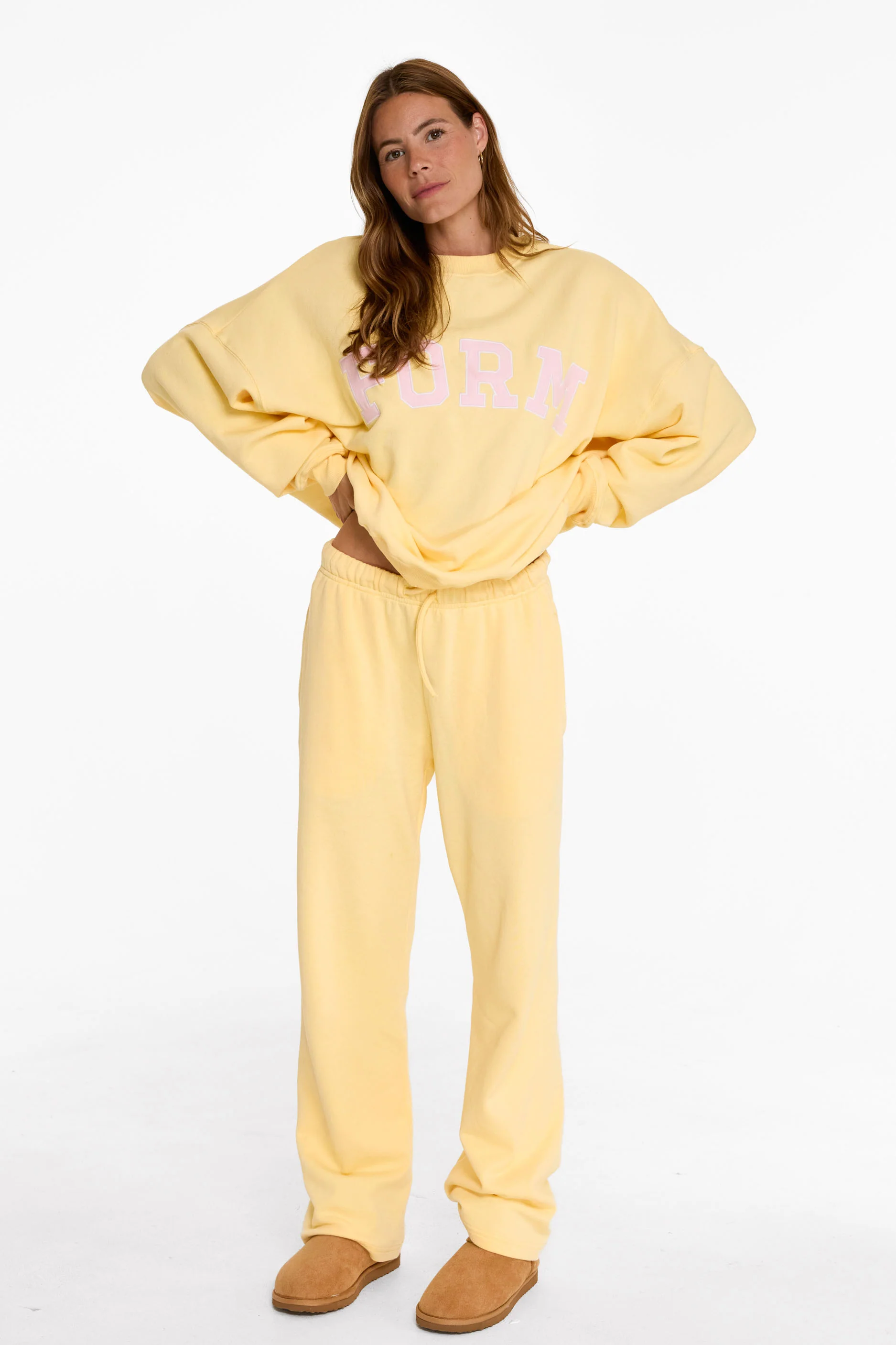 Straight Leg Sweatpants - Sunny - Image 4