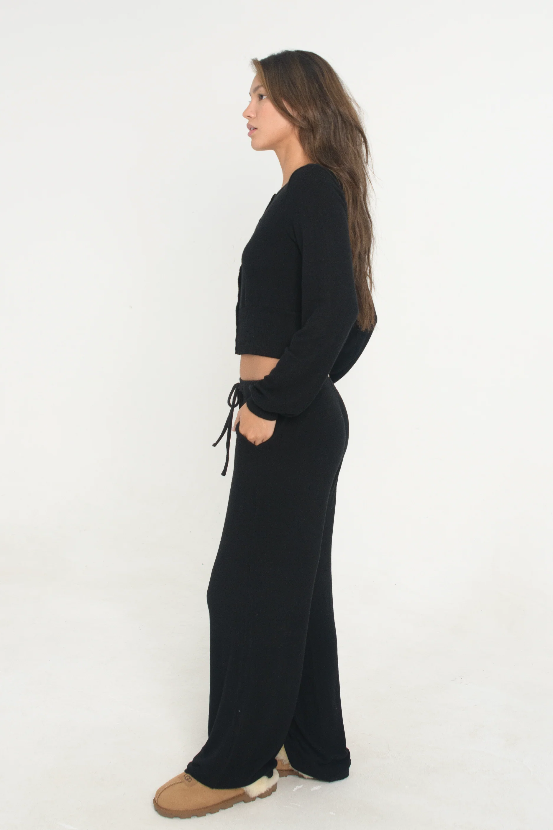 Sweater Pants - Black - Image 3