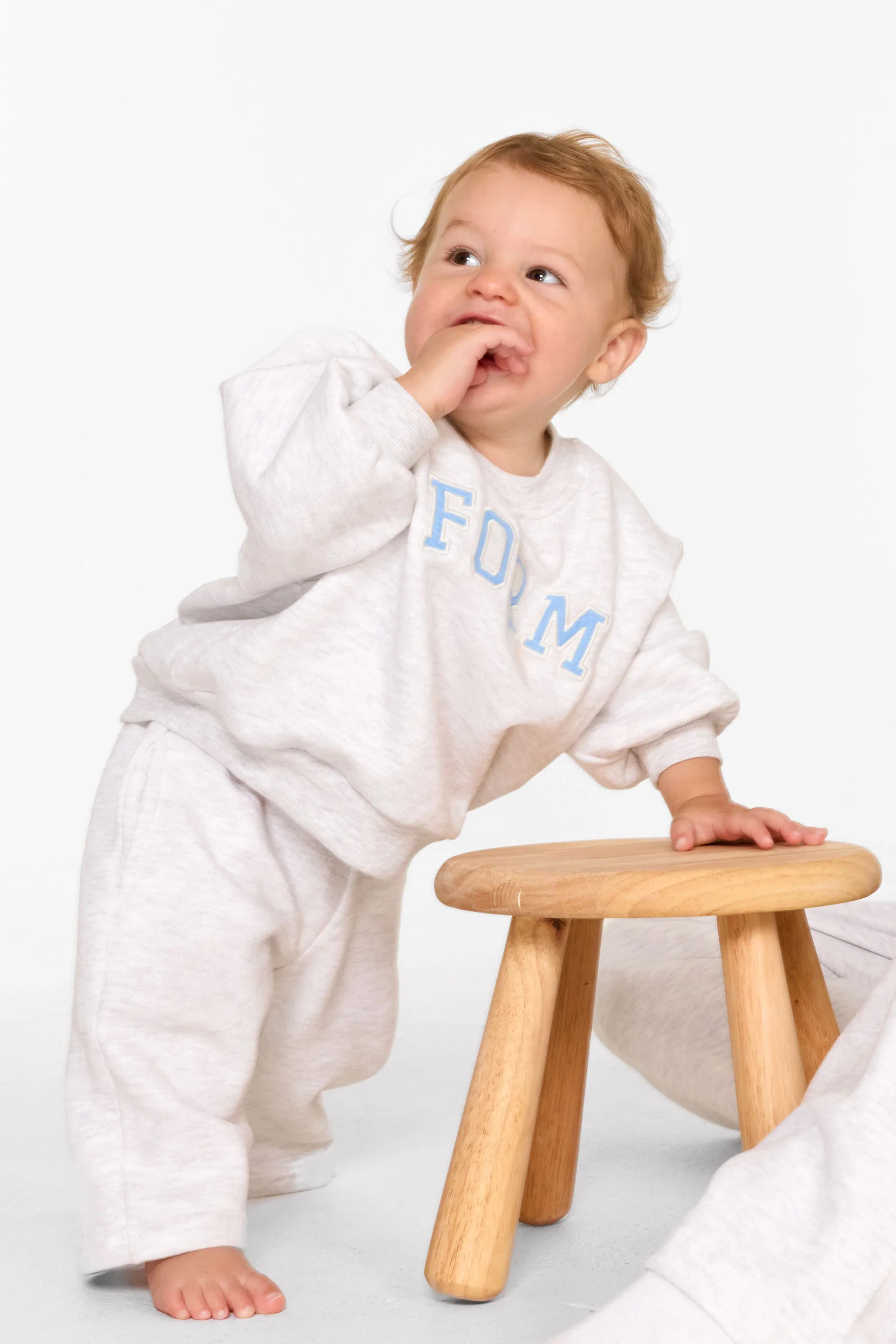 uniFORM Baby Sweatpants - Heather Grey - Image 6