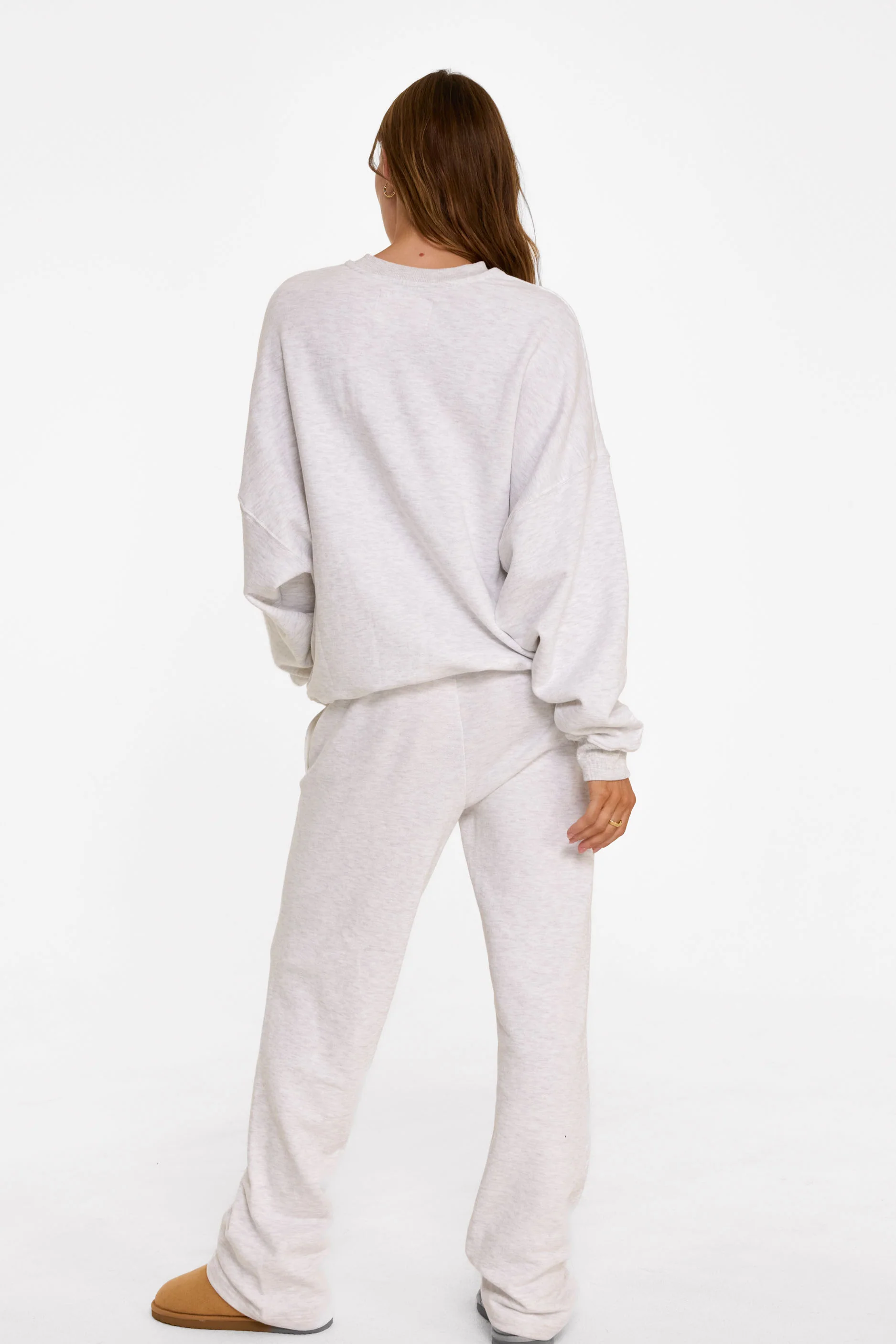 uniFORM Crewneck - Heather Grey/Baby Pink - Image 4
