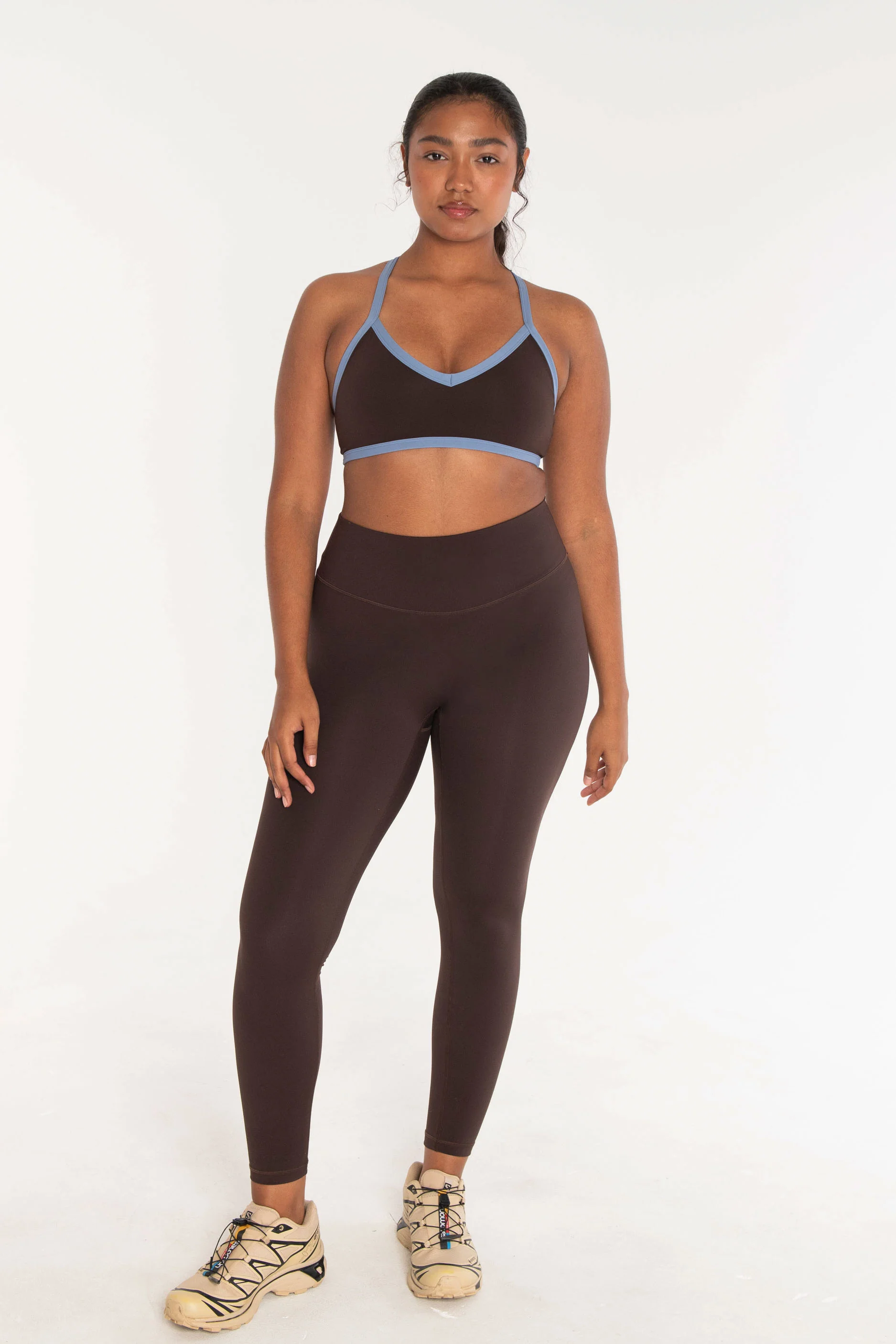 V-Neck Bra - Espresso/Glacier - Image 4