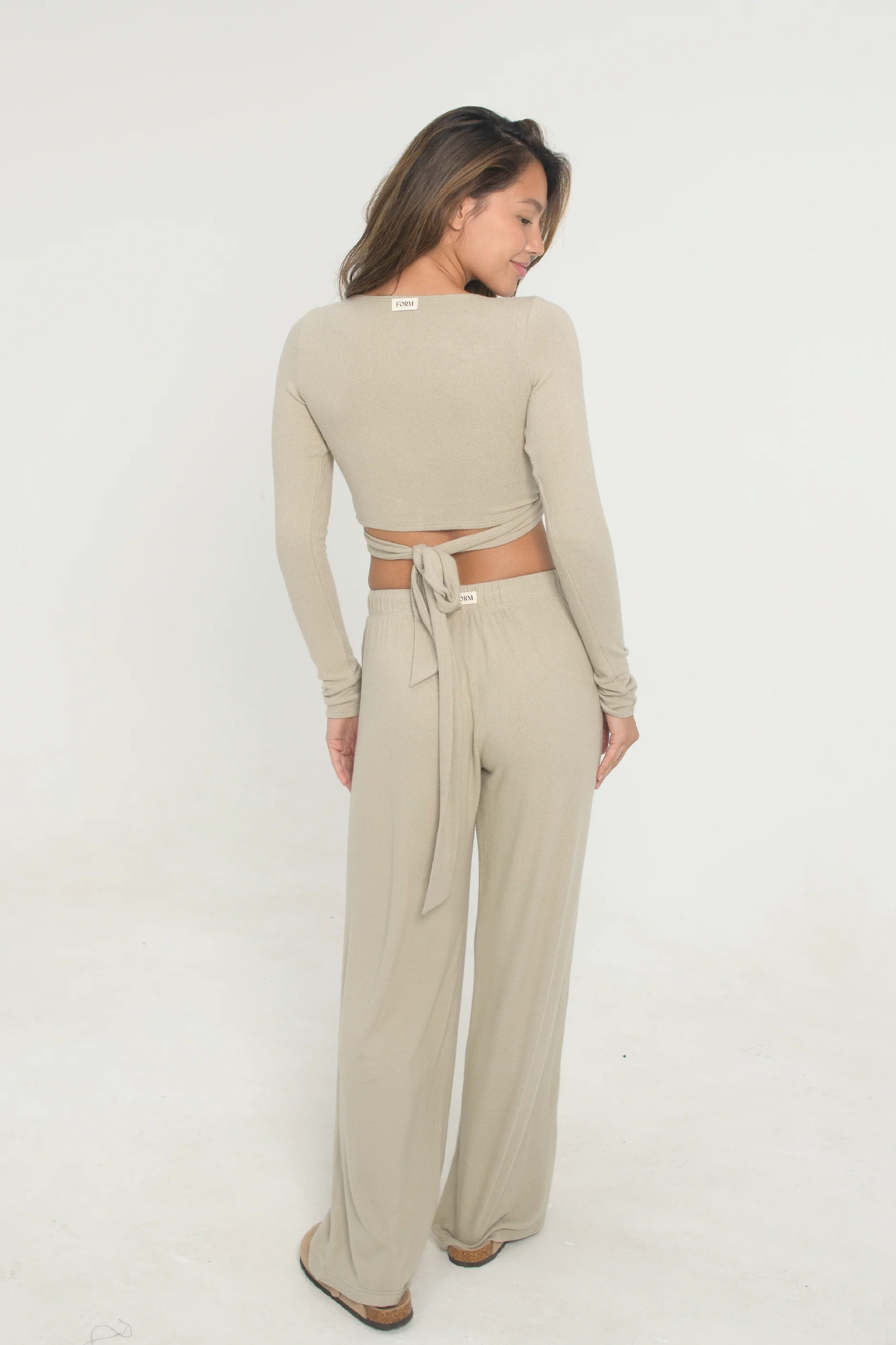 Wrap Sweater - Oatmeal - Image 4